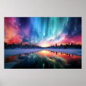 Aurora Borealis, Northern Lights, Poster (Voorkant)
