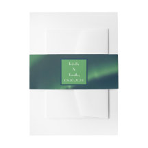 Aurora Borealis Northern Lights Sky Green Wedding