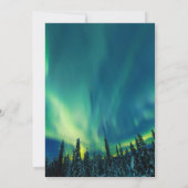 Aurora Borealis Northern Lights Vrijgezellenfeest Kaart (Achterkant)