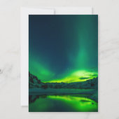 Aurora Borealis Northern Lights Vrijgezellenfeest Kaart (Achterkant)