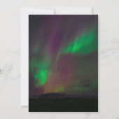 Aurora Borealis Northern Lights Vrijgezellenfeest Kaart (Achterkant)