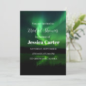 Aurora Borealis Northern Lights Vrijgezellenfeest Kaart (Staand voorkant)