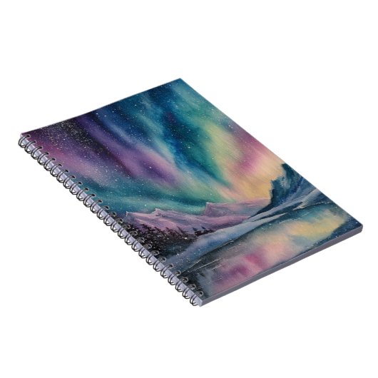 Aurora Borealis Notitieboek (Rechterzijde)