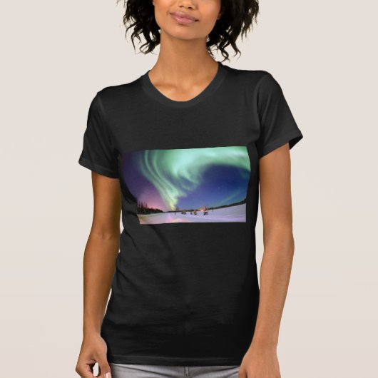 Aurora Borealis, of Northern Lights, Alaska T-shirt (Voorkant)