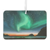Aurora Borealis - Olie Schilderij Luchtverfrisser (Achterkant)