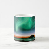 Aurora Borealis - olieverfschilderij Koffiemok (Center)