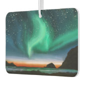Aurora Borealis - olieverfschilderij Luchtverfrisser (Links)