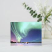 Aurora Borealis over Alaska Briefkaart (Staand voorkant)