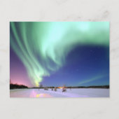 Aurora Borealis over Alaska Briefkaart (Voorkant)