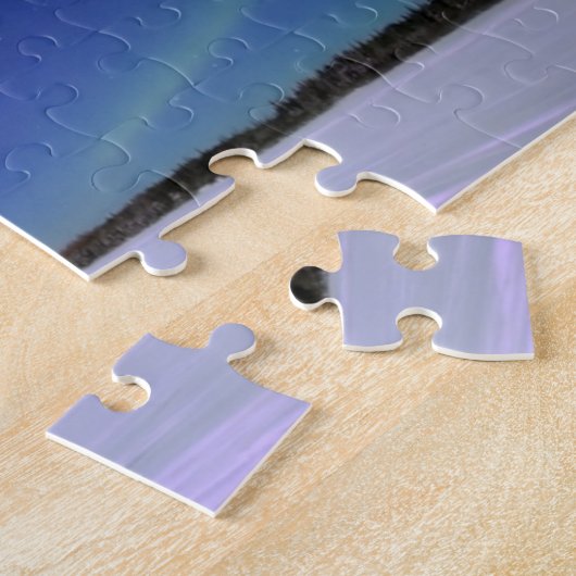 Aurora Borealis over Alaska Legpuzzel (Zijkant)