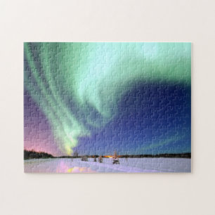 Aurora Borealis over Alaska Legpuzzel