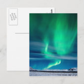 Aurora Borealis over Mosfellsheiði Briefkaart (Voorkant / Achterkant)
