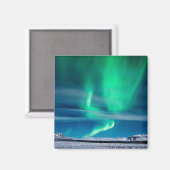 Aurora Borealis over Mosfellsheiði Magneet (Voorkant / Achterkant)