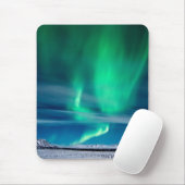 Aurora Borealis over Mosfellsheiði Muismat (Met muis)