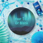 Aurora Borealis Papieren Bordje (Feest)