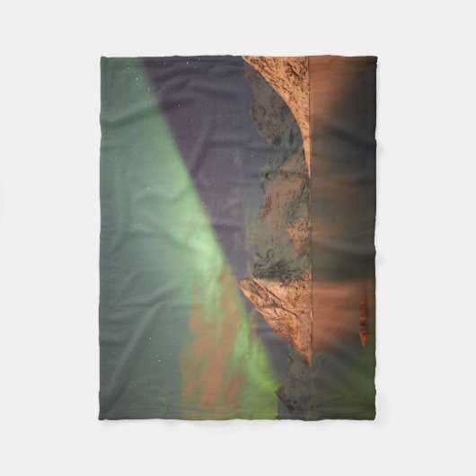Aurora Borealis, Polaire lichten Fleece Deken (Voorkant)