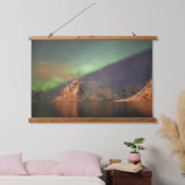 Aurora Borealis, Polaire lichten Hangend Wandkleed (Slaapkamer)