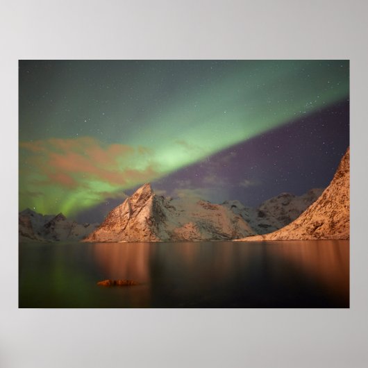 Aurora Borealis, Polaire lichten Poster (Voorkant)