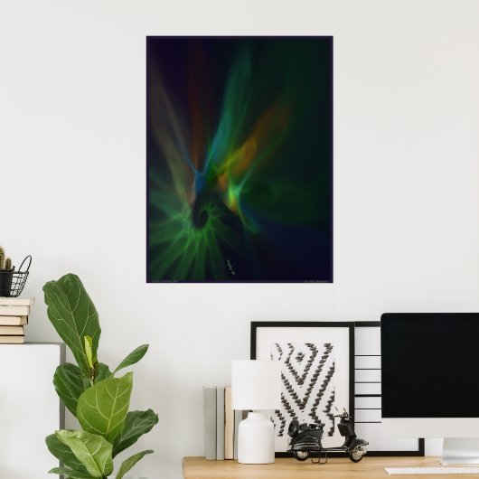 AURORA BOREALIS POSTER (Thuiskantoor)