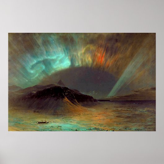 Aurora Borealis Poster (Voorkant)