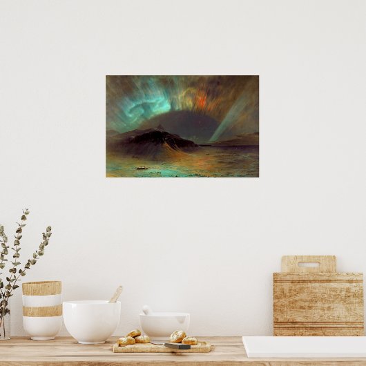 Aurora Borealis Poster (Keuken)