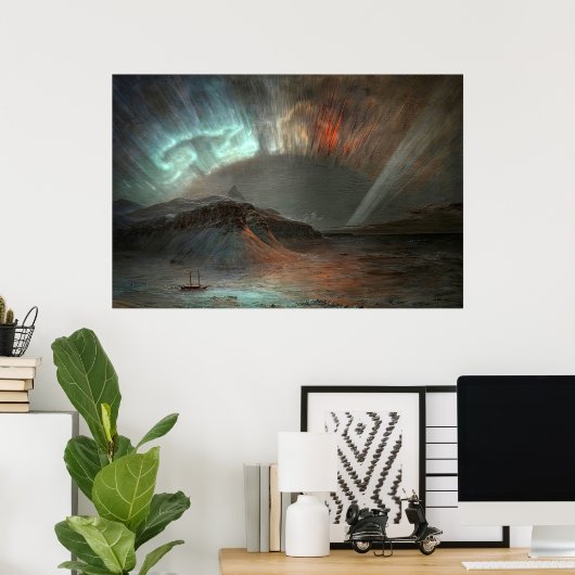 Aurora Borealis Poster (Thuiskantoor)
