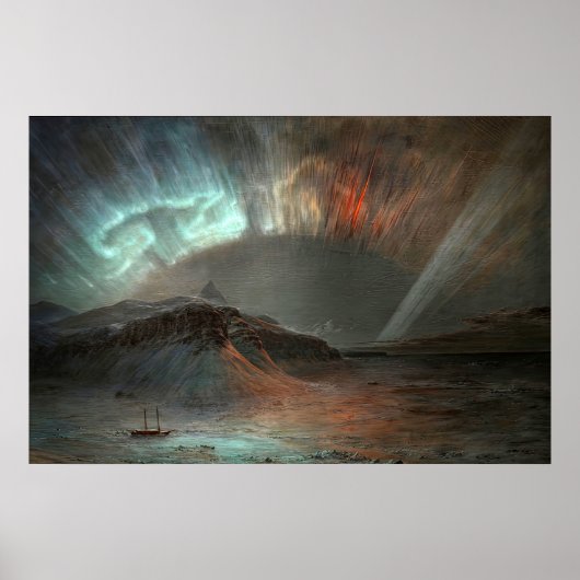 Aurora Borealis Poster (Voorkant)