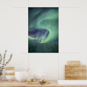 Aurora Borealis Poster (Keuken)