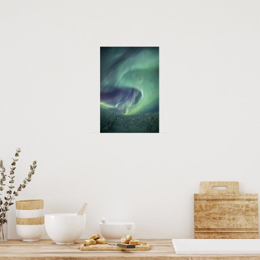 Aurora Borealis Poster (Keuken)