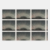 Aurora Borealis Print, Trouvelot, 1881, teruggezet Inpakpapier Vel (Voorkant 2)