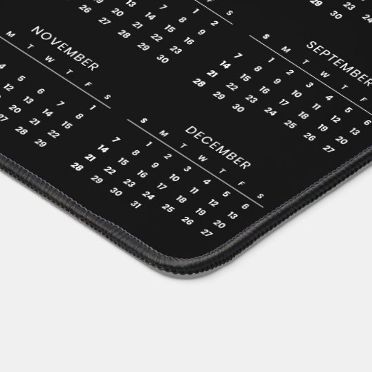 Aurora Borealis - professionele kalender 2025 Bureaumat (Hoek)