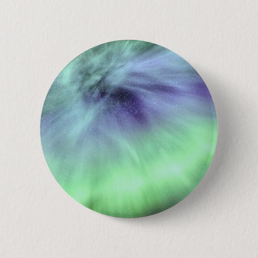 Aurora Borealis Ronde Button 5,7 Cm (Voorkant)