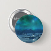 Aurora Borealis Ronde Button 5,7 Cm (Voorkant /achterkant)