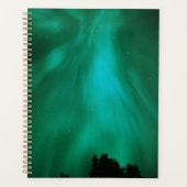Aurora Borealis 's Nachts | Ontario, Canada Planner (Voorkant)
