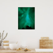Aurora Borealis 's Nachts | Ontario, Canada Poster (Keuken)