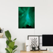 Aurora Borealis 's Nachts | Ontario, Canada Poster (Thuiskantoor)