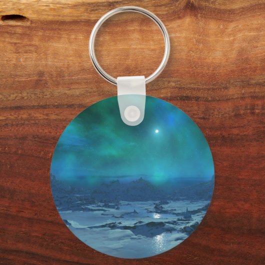 Aurora Borealis Sleutelhanger (Voorkant)