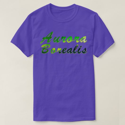 Aurora Borealis T-shirt (Design voorkant)