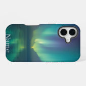 Aurora Borealis telefoonhoesje – gepersonaliseerde iPhone 16 Hoesje (Achterkant horizontaal)