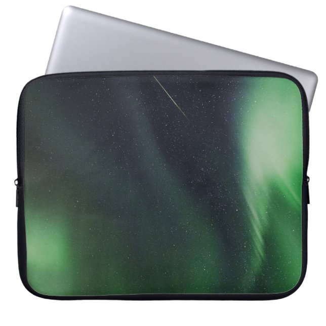 AURORA BOREALIS TIJDENS DE NACHT LAPTOP SLEEVE (Voorkant)