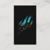 Aurora Borealis Torn Alaska Night Visitekaartje (Voorkant)