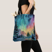 Aurora Borealis Tote Bag (Dichtbij)