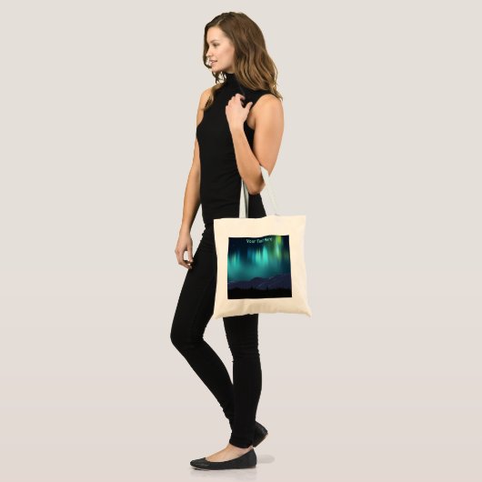 Aurora Borealis Tote Bag (Voorkant (model))