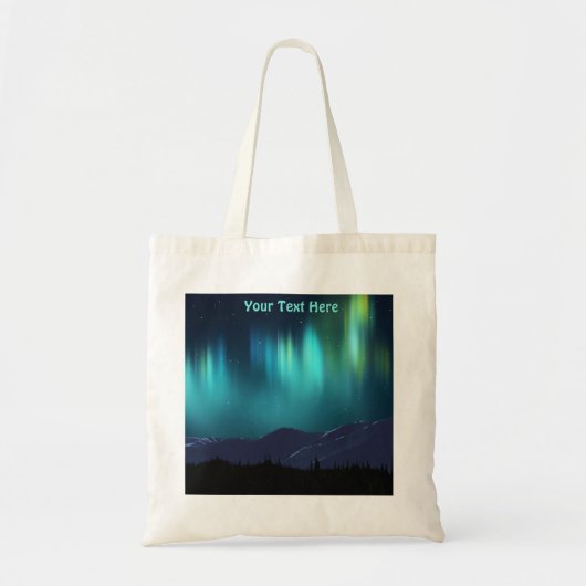 Aurora Borealis Tote Bag (Voorkant)