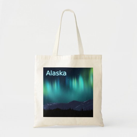 Aurora Borealis Tote Bag (Voorkant)