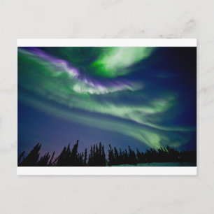 Aurora Borealis uit de hemel Briefkaart
