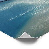 Aurora Borealis uit de ruimte Poster (Hoek)