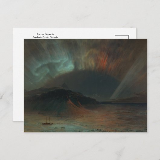 Aurora Borealis van de Frederic Edwin Church Briefkaart