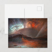 Aurora Borealis van de Frederic Edwin Church Briefkaart (Voorkant / Achterkant)