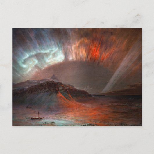 Aurora Borealis van de Frederic Edwin Church Briefkaart (Voorkant)